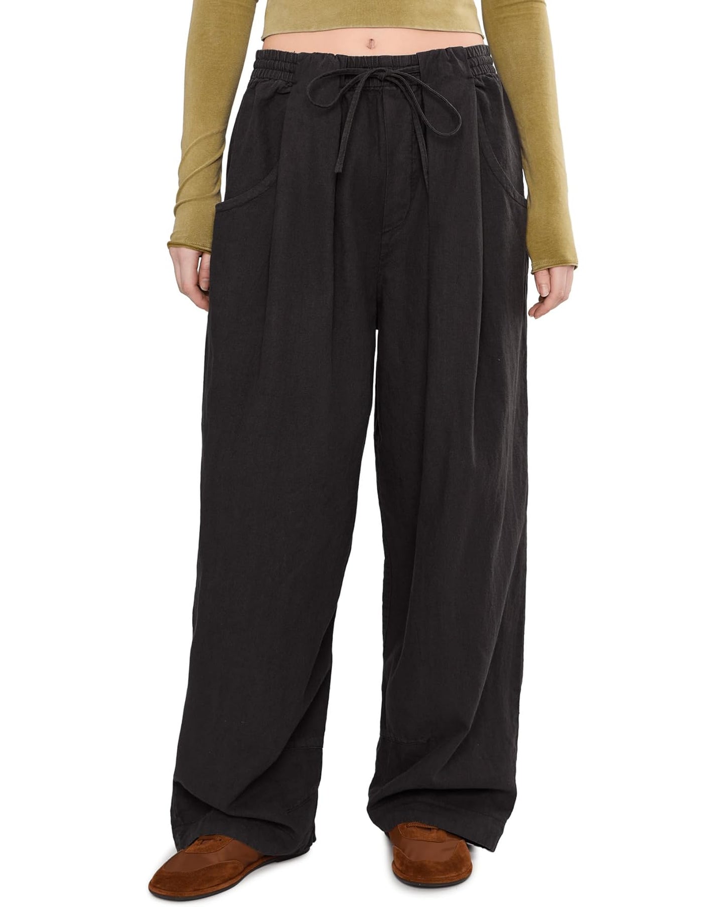 Chambers Laidback Pull-On Pants-Black