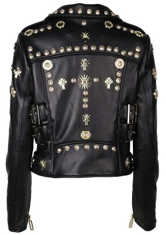 Suzan leather jacket