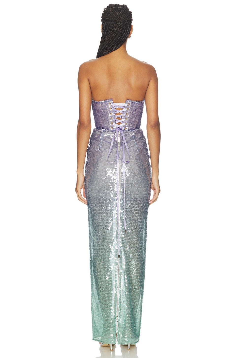 Ibiza Ombre Farah Strapless Maxi Dress