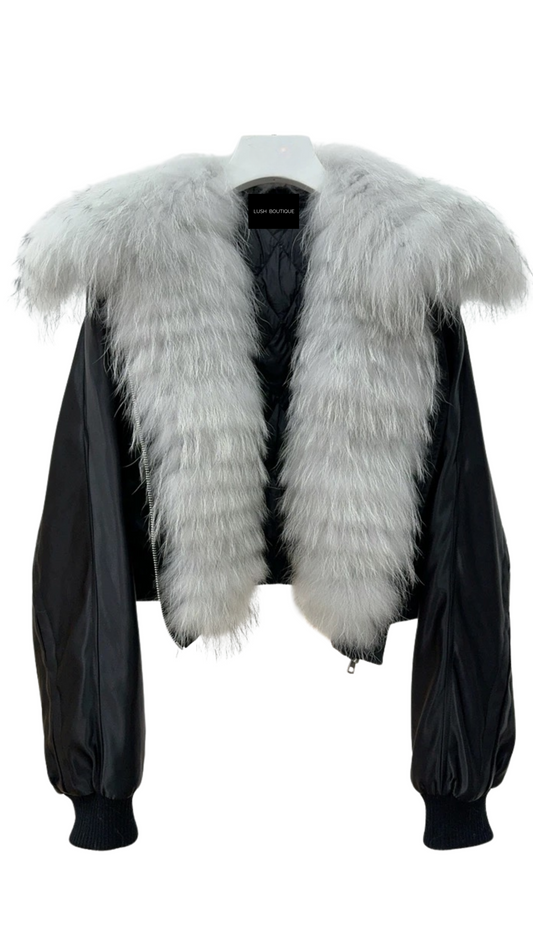 Kimi Fox Fox Fur Puffer jacket