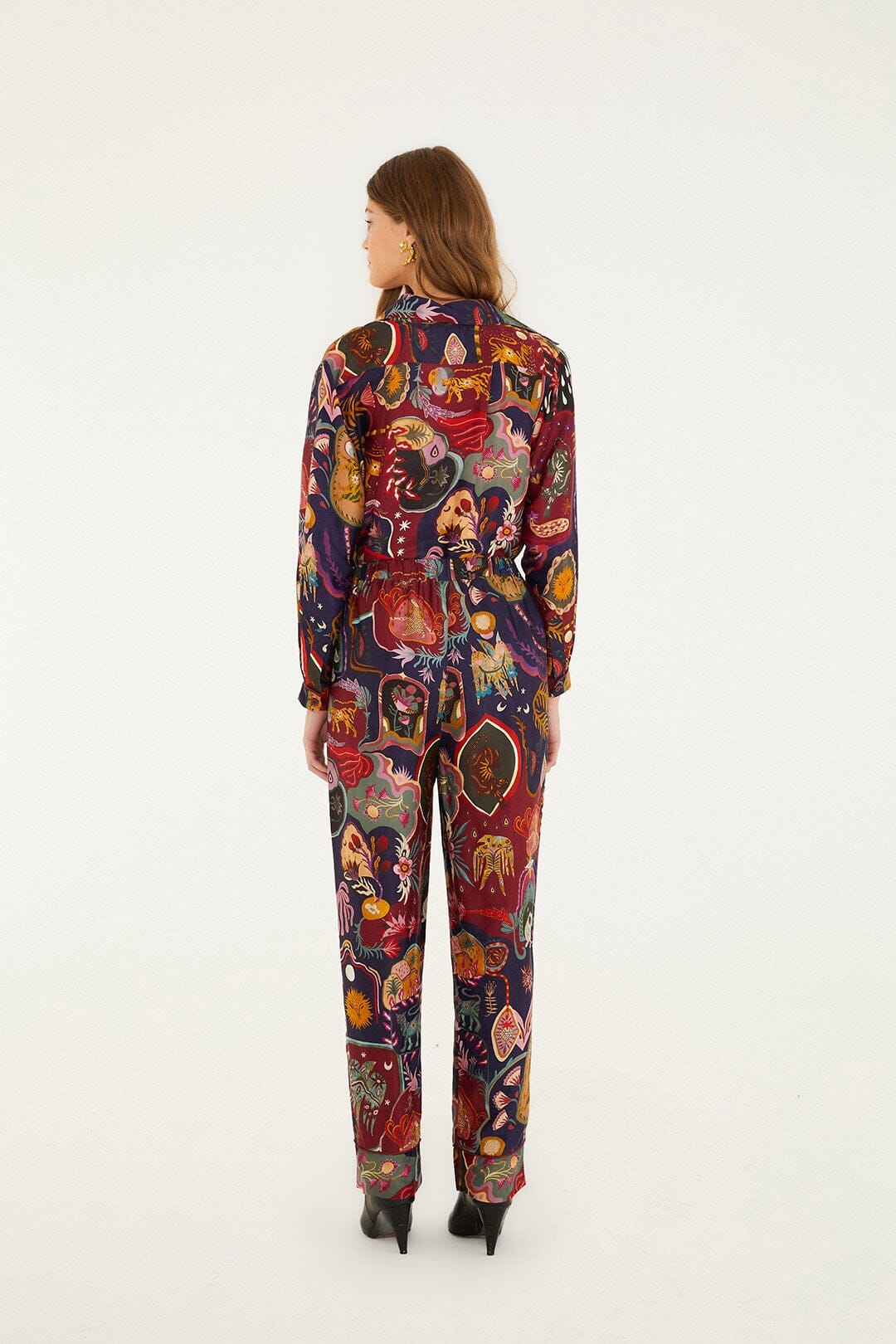 Multicolor Artsy Surreal Land Lenzing Microvero Viscose Set