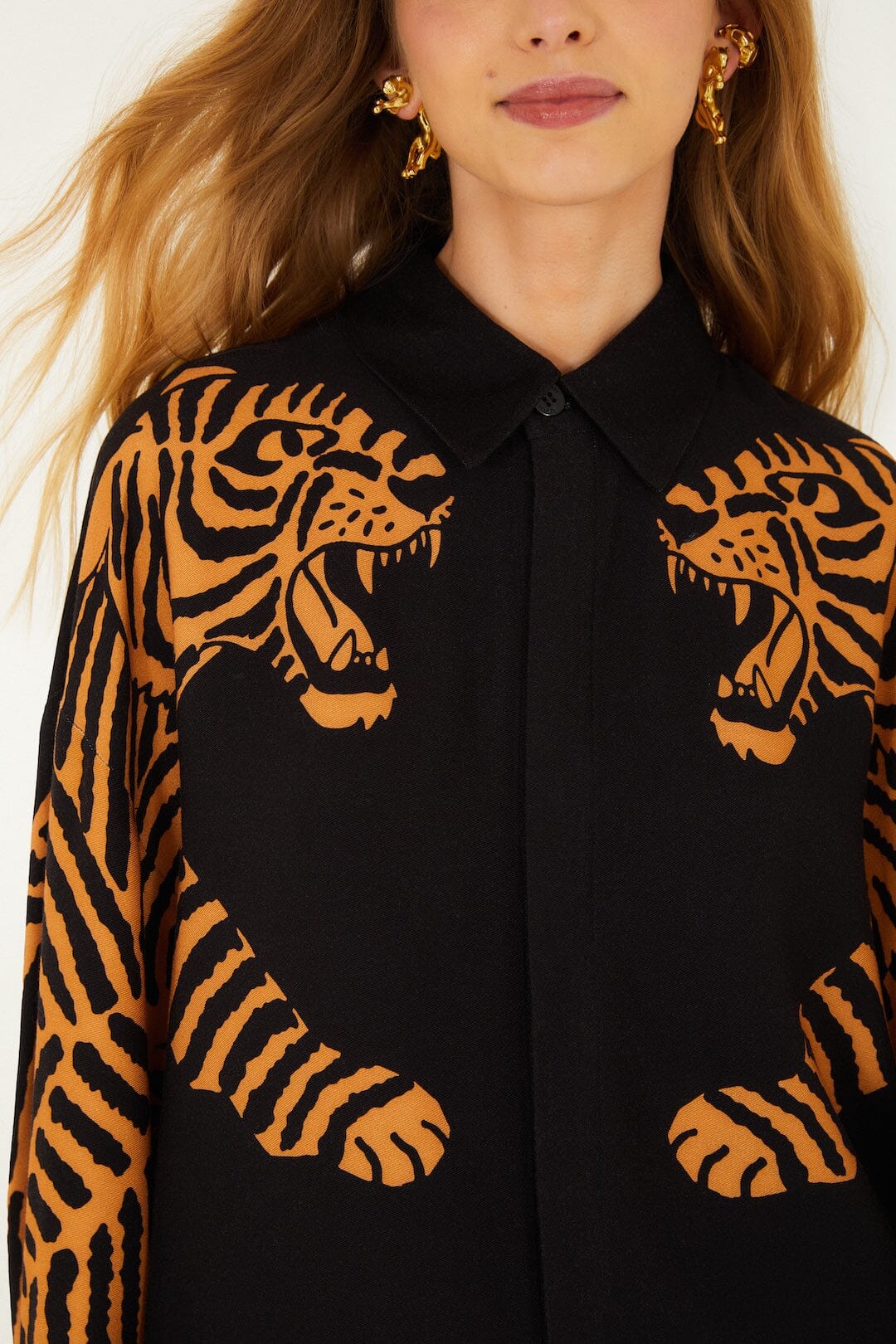 Black Tiger Long Sleeve Set