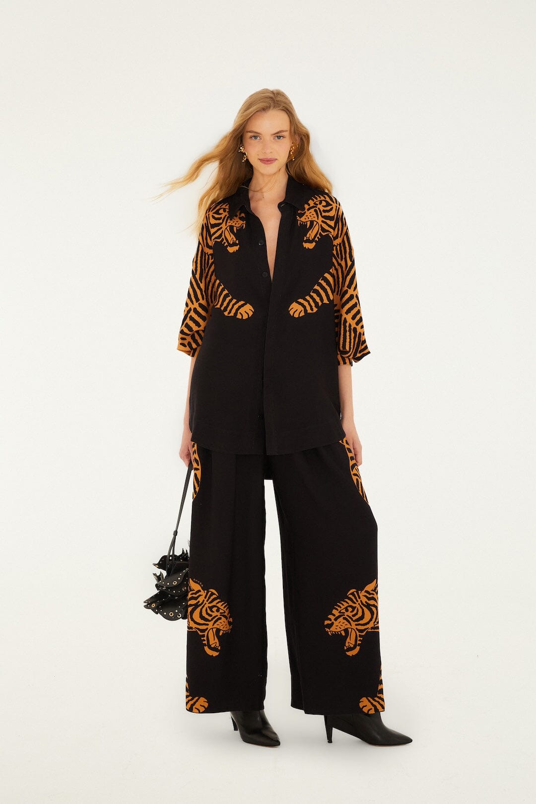 Black Tiger Long Sleeve Set