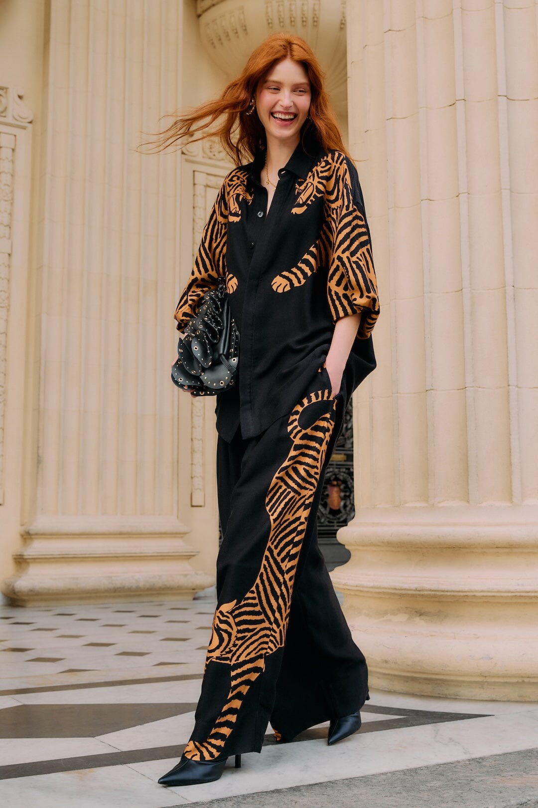 Black Tiger Long Sleeve Set