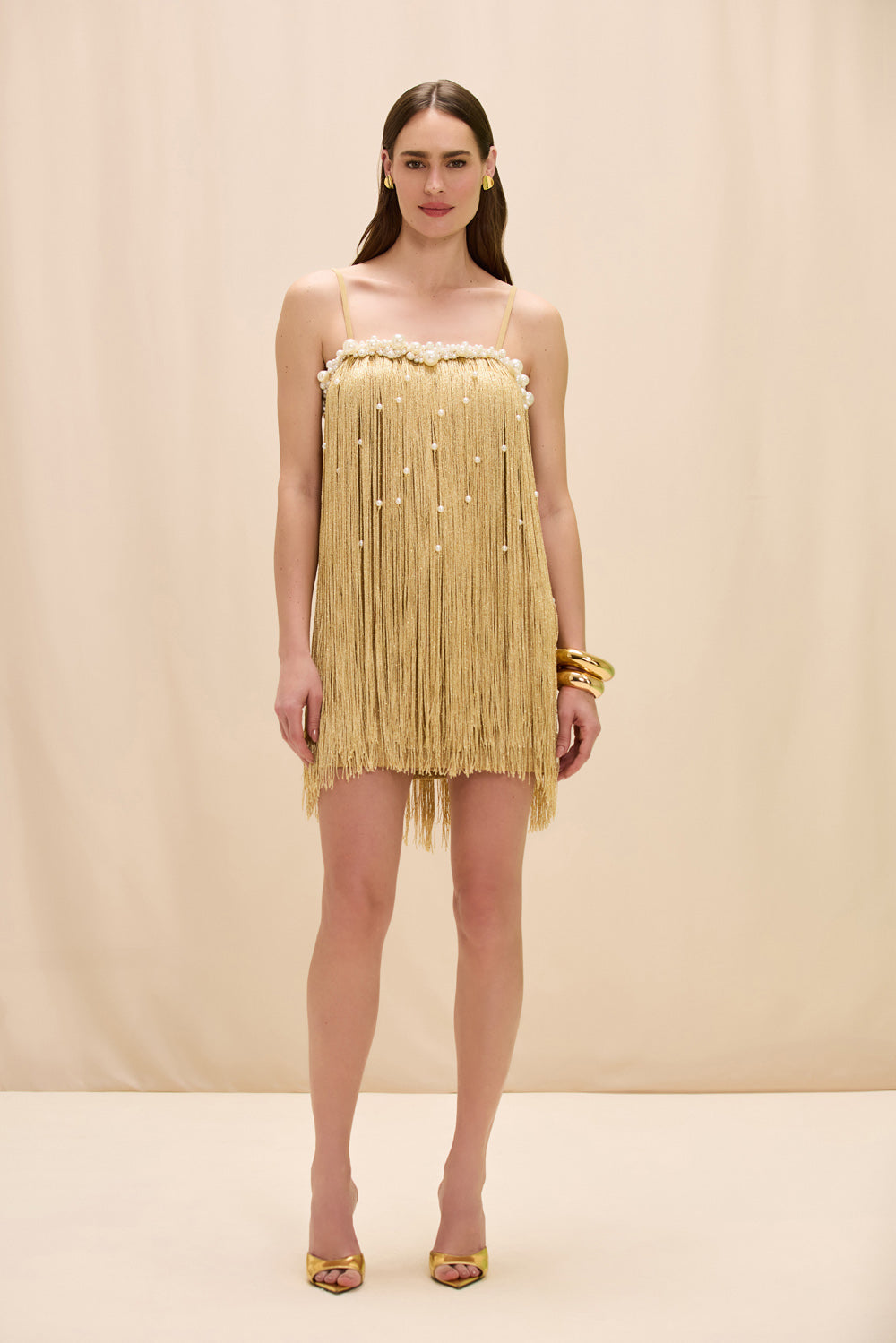 AUREA CROCHET MINI DRESS