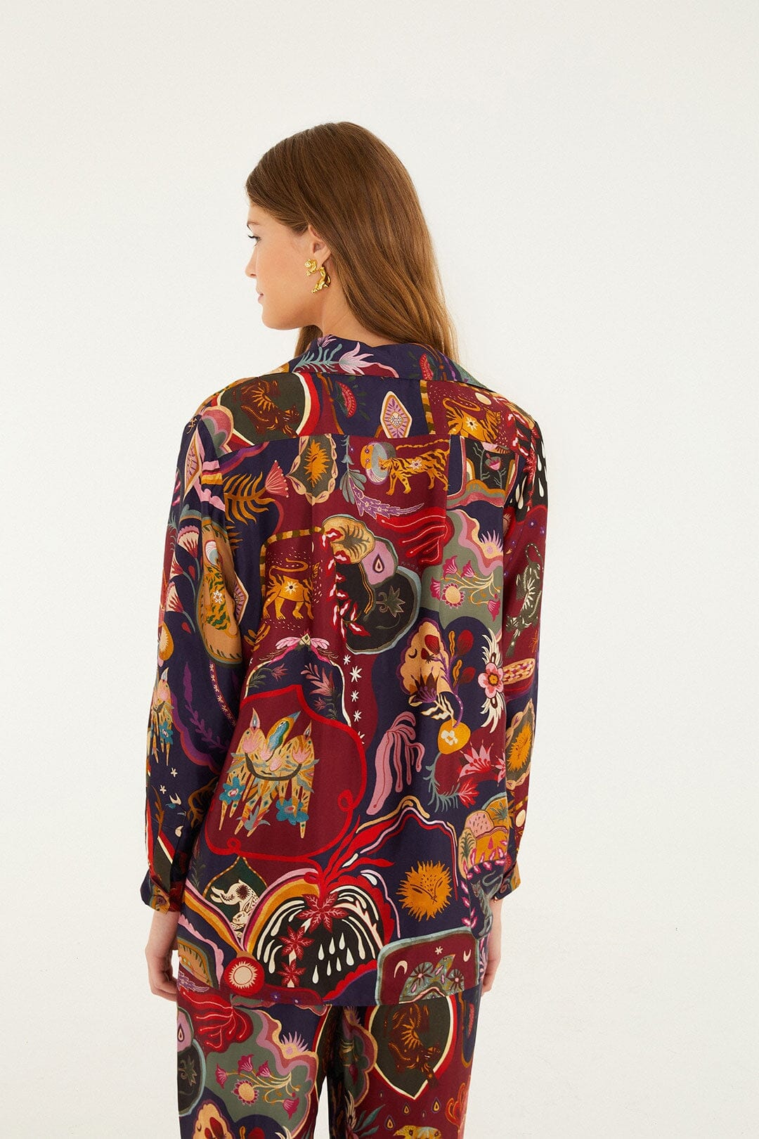 Multicolor Artsy Surreal Land Lenzing Microvero Viscose Set