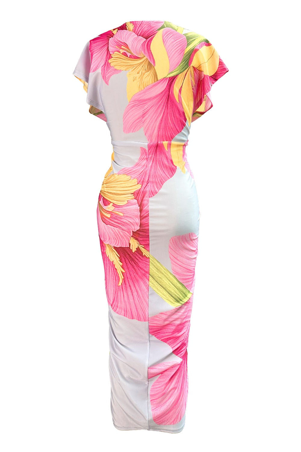 Lilia Floral Slit Dress