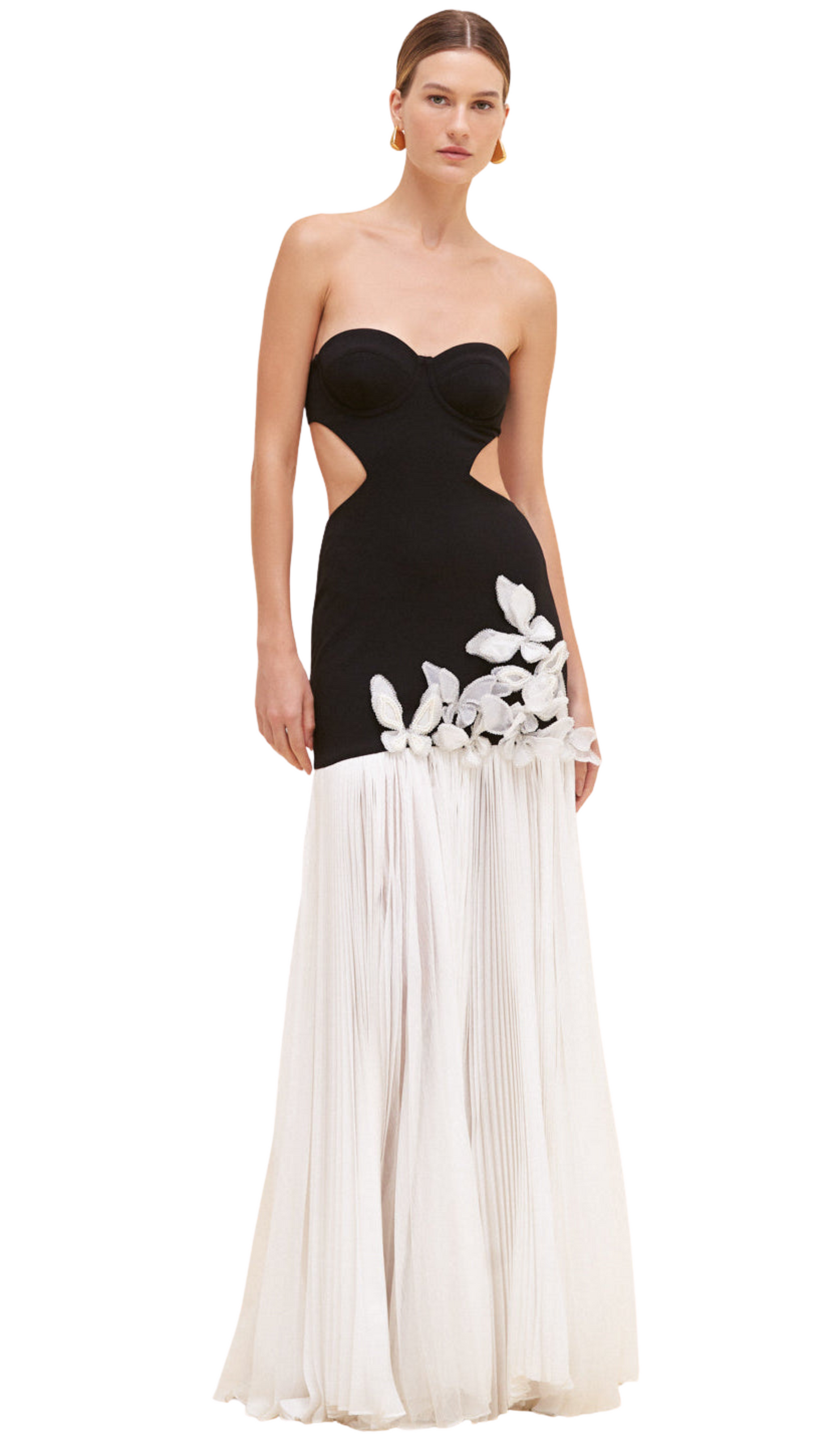 STRAPLESS MAXI DRESS (RUNWAY)