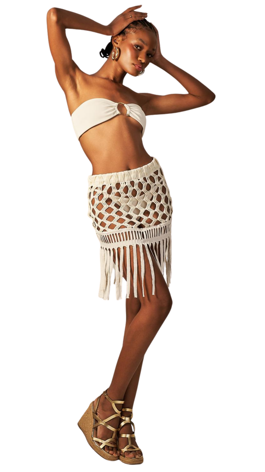 SHORT HAMMOCK SKIRT- OFF WHITE