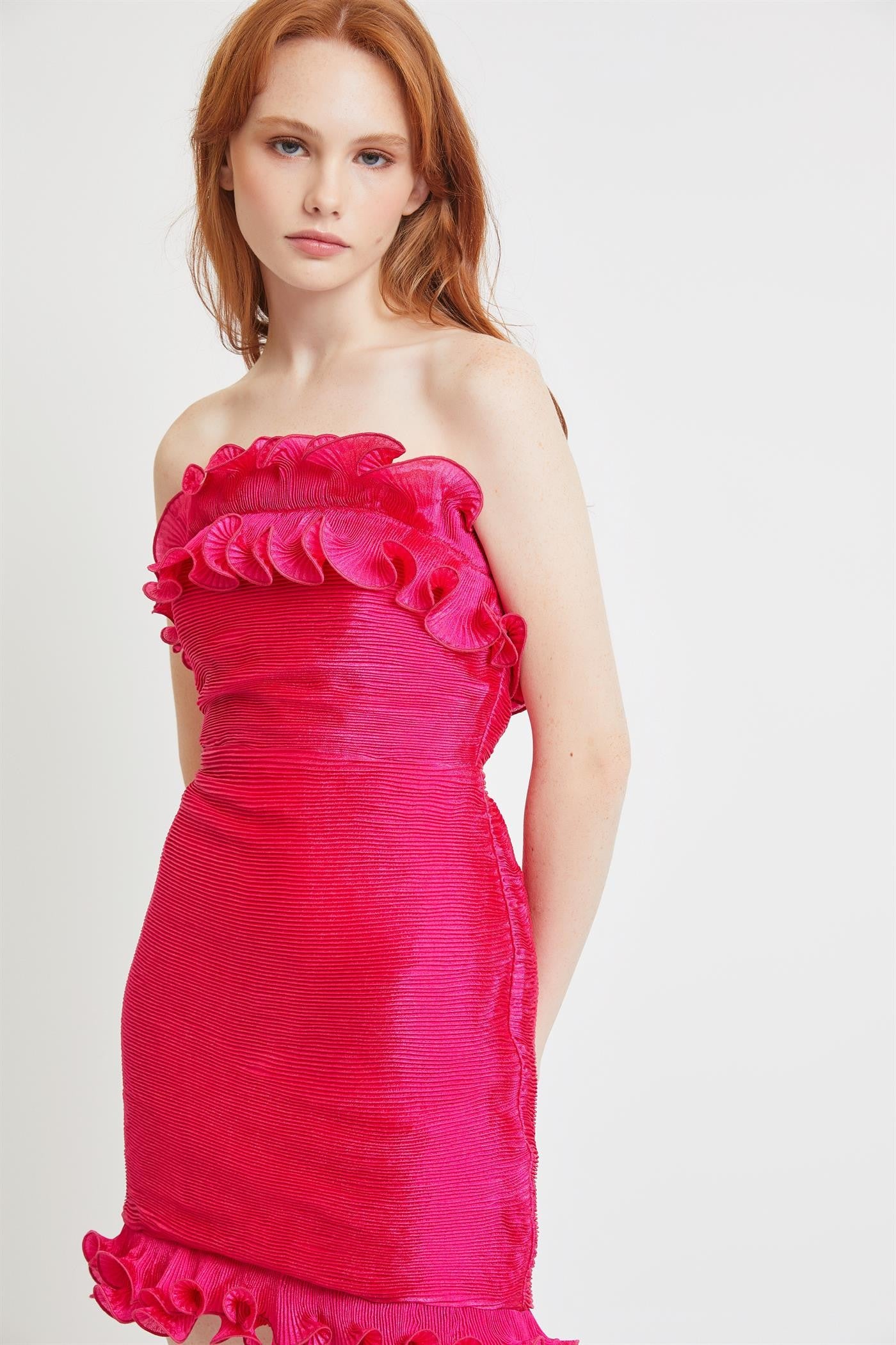 Valentina Frill Mini Dress