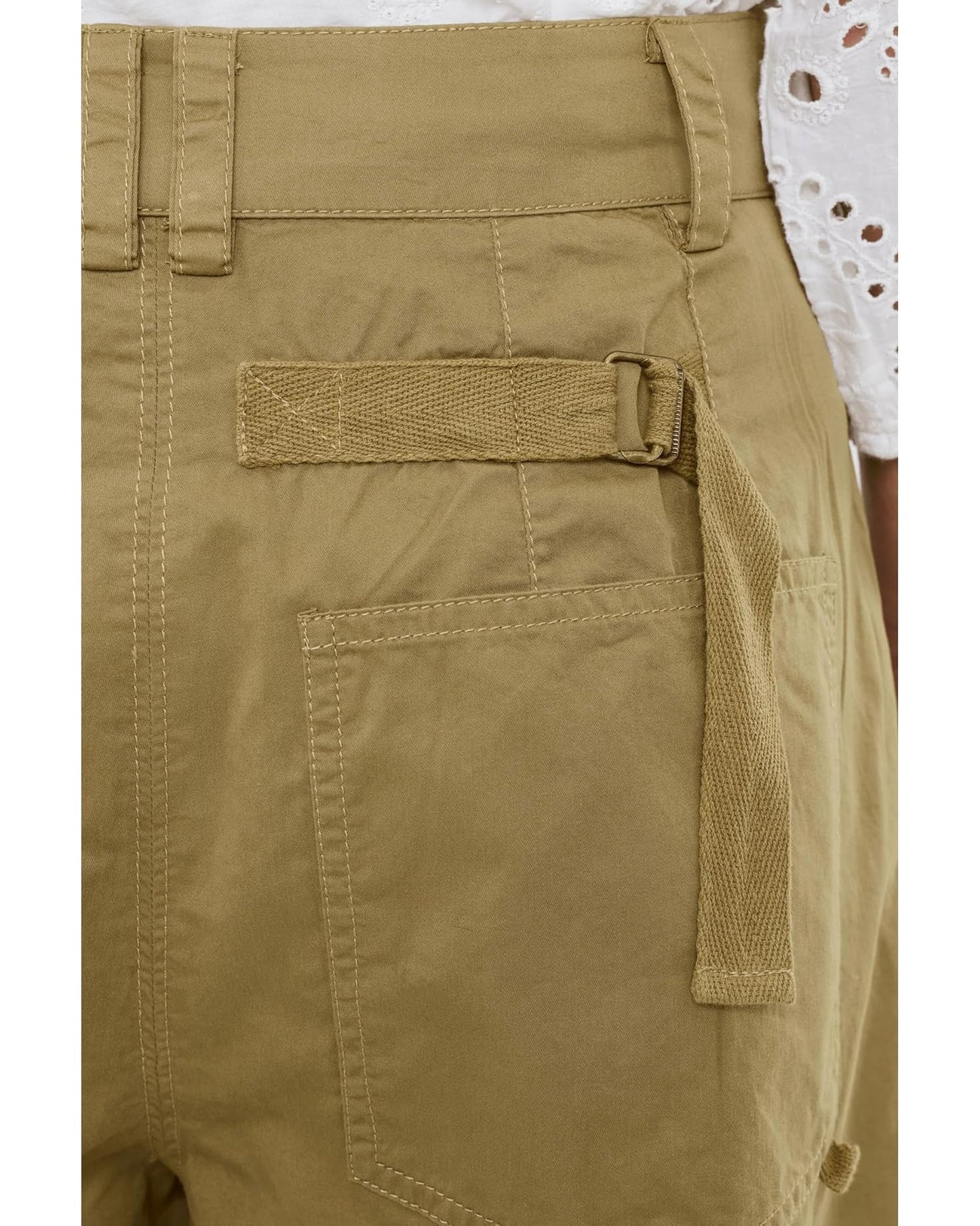 Silverlake Wide-Leg Chino Trousers-Dill Seed