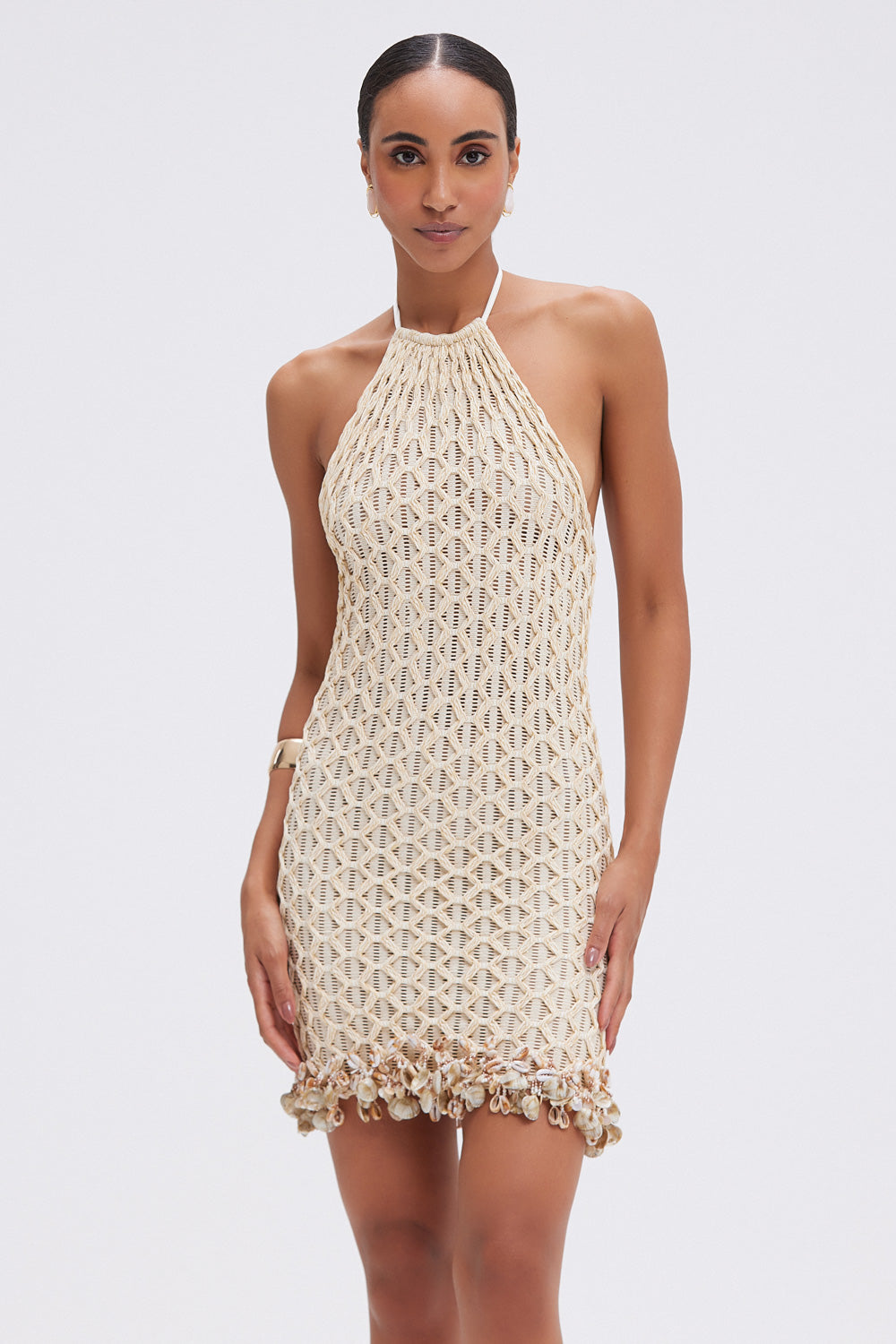x Camila Coelho Mesh Mini Dress