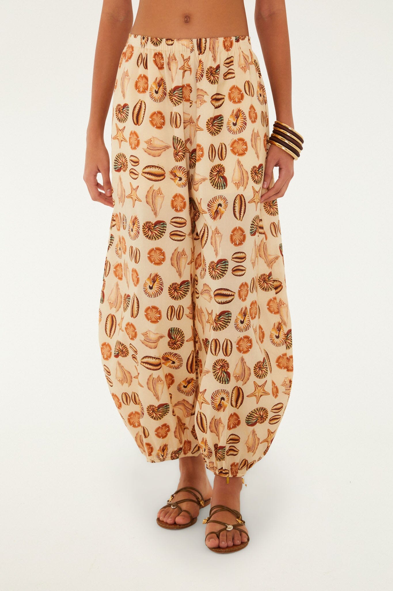 Sand Marine Shells Balloon Pants Set