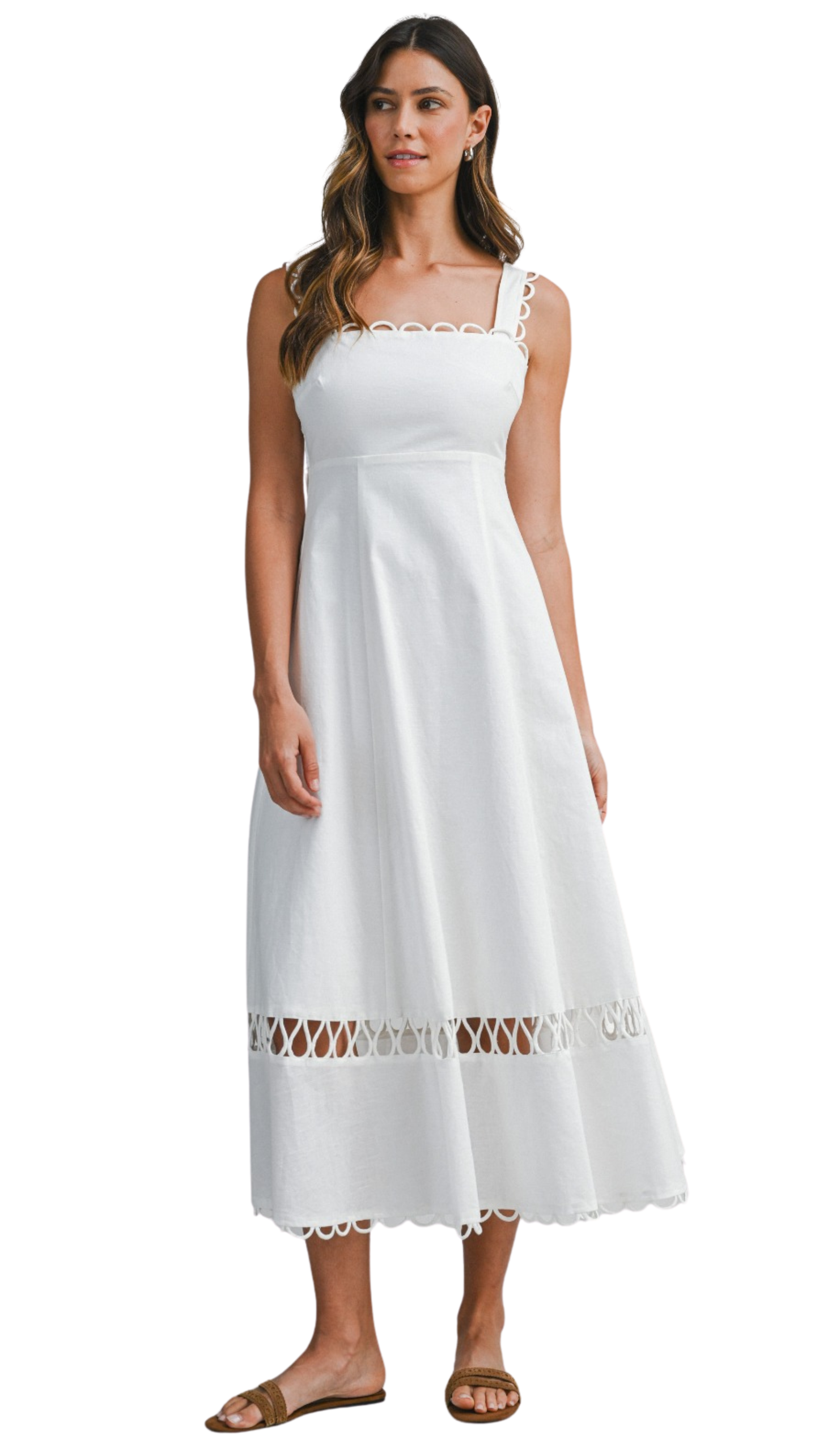 Pure Grace Midi Dress