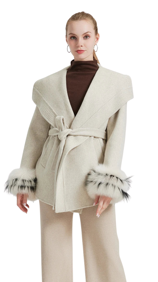 The Lumière Fox Cuff Coat