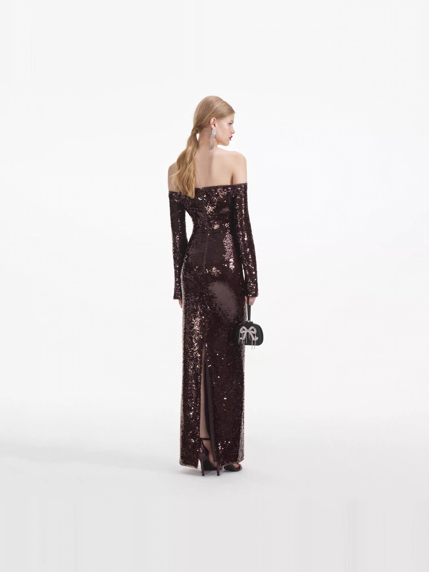 The Cosmic Cowl Sequin Maxi