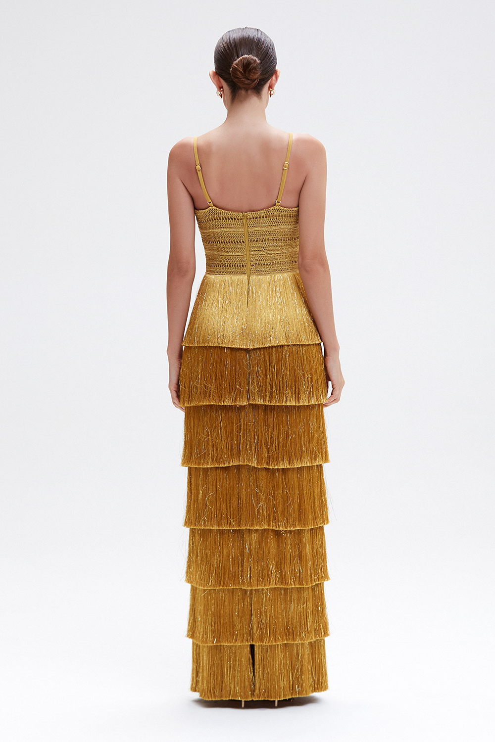 PAMPAS FRINGE GOWN