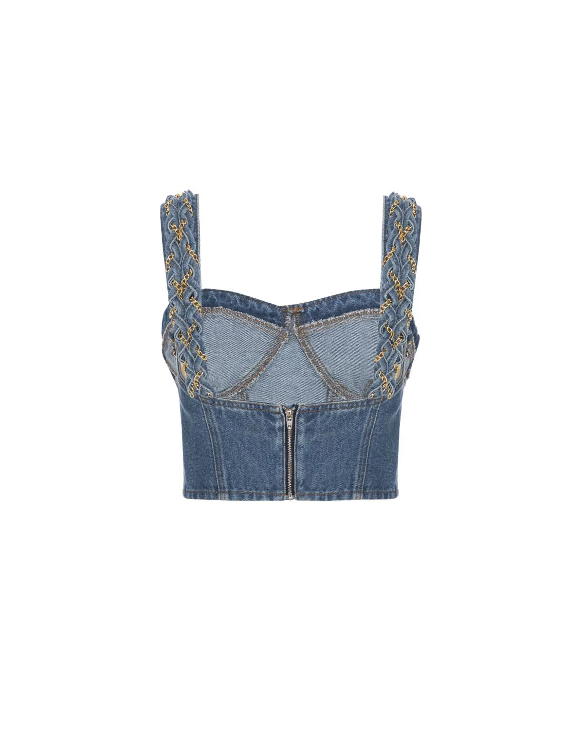 BRAIDED DENIM SET