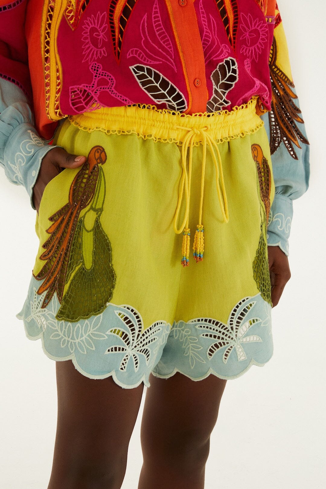 Multicolor Usiacuri Shorts Set