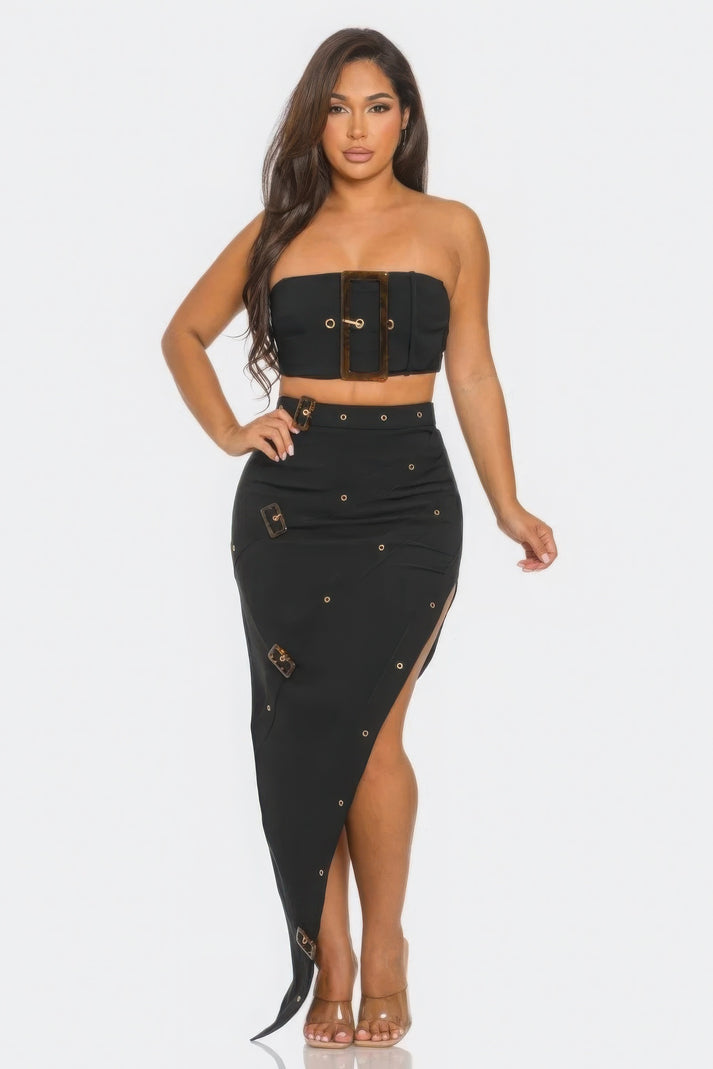 Buckle it Up Skirt Set