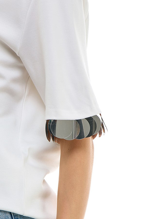 Luna Mirror Sleeve Top