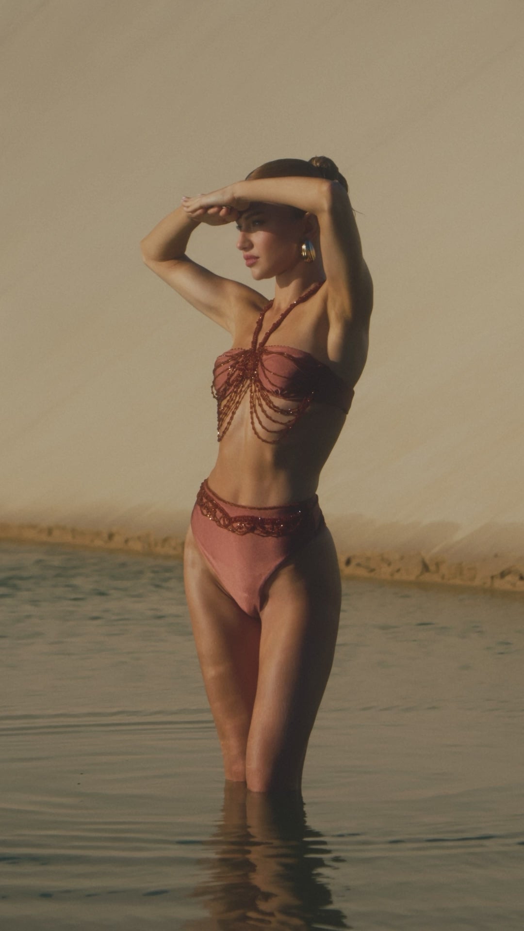 GOLDEN DUNE EMBROIDERED BIKINI X CAMILA COHELO