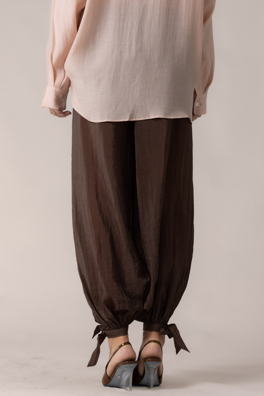 Chocolate Organza Pants