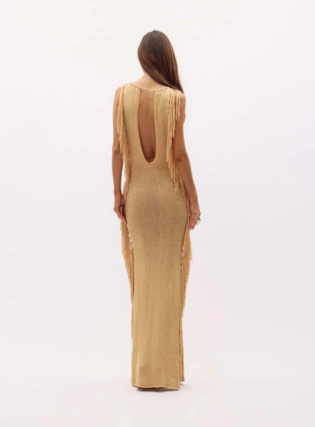 Nut Knit Long Dress