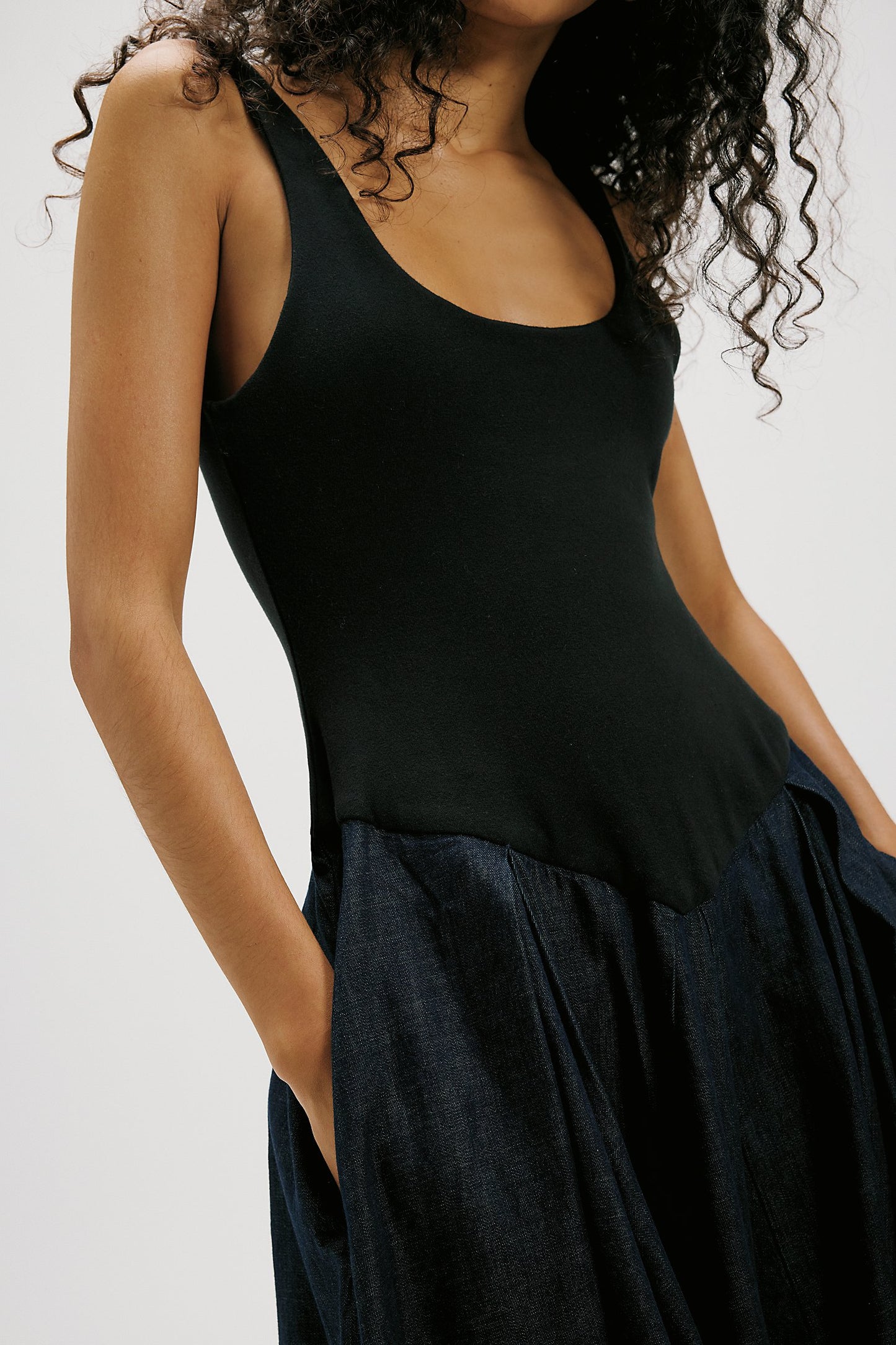 Elio Denim Midi Dress