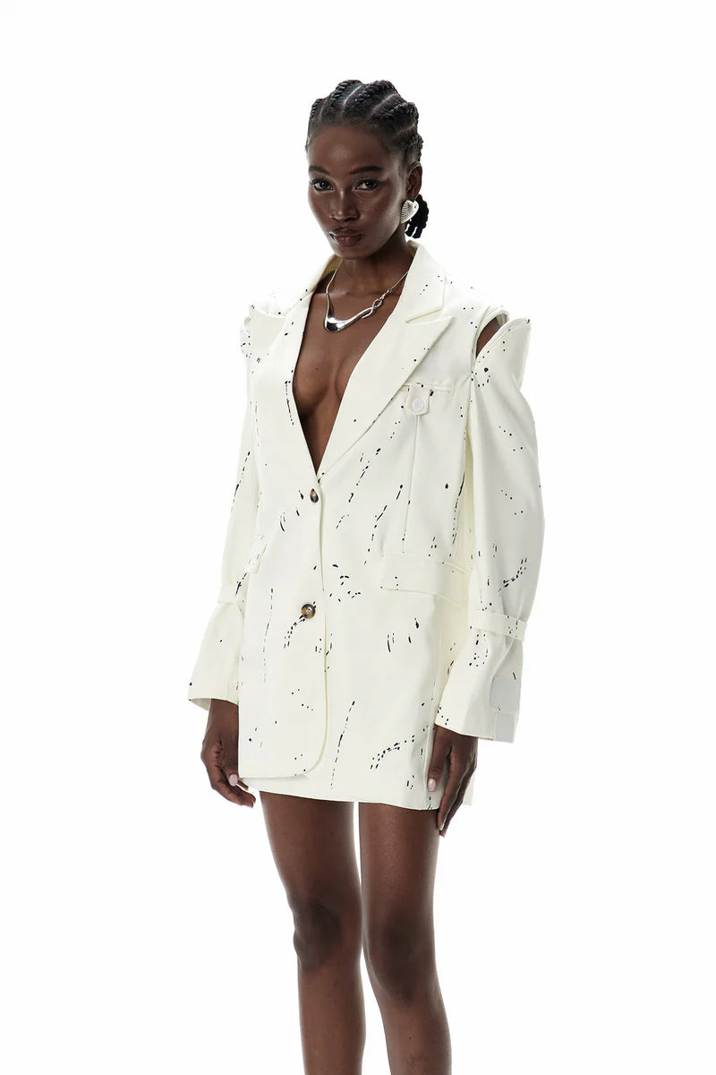 The Edge Cut-Out Shoulder Blazer