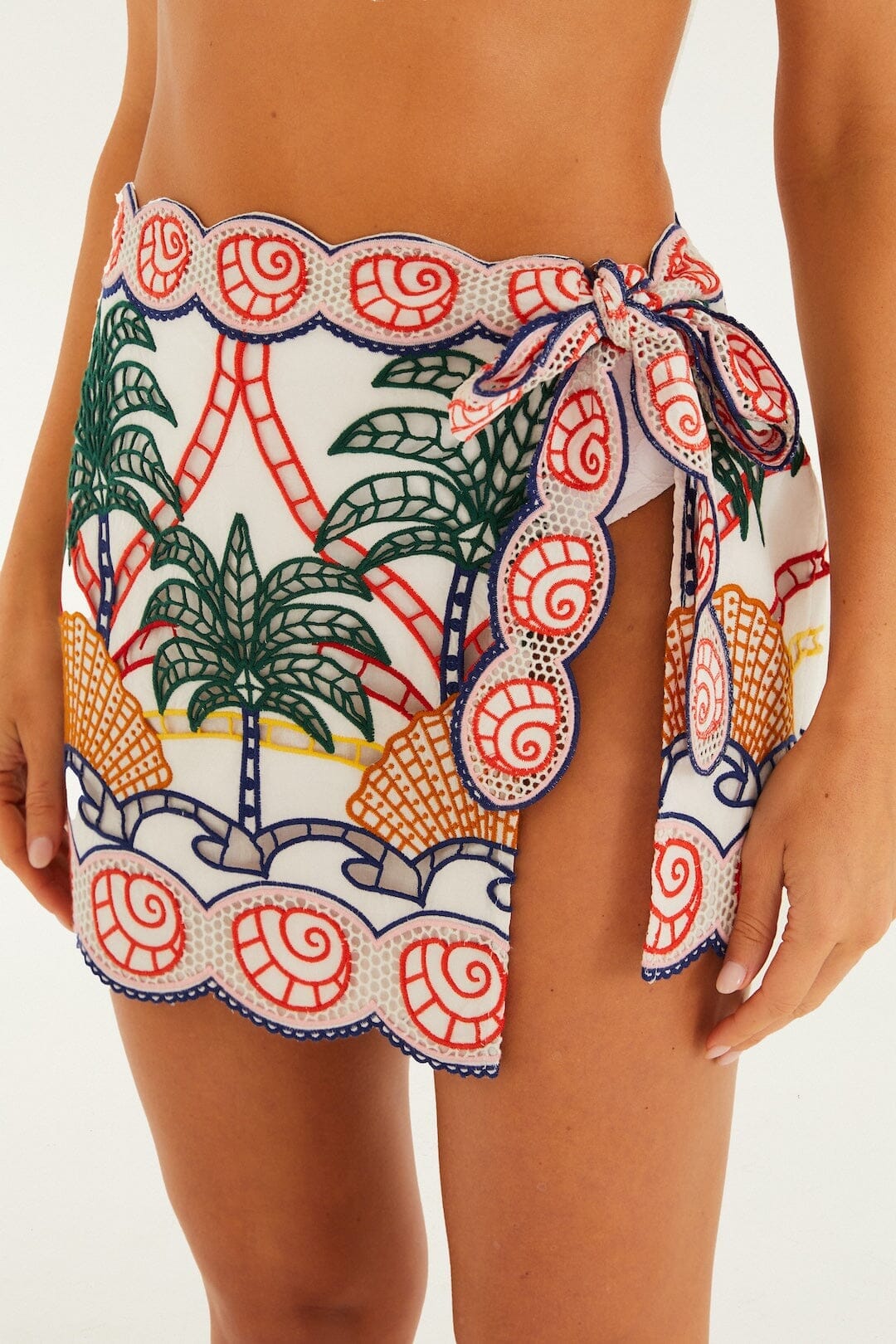 Off-White Tropical Graphic Richelieu Set