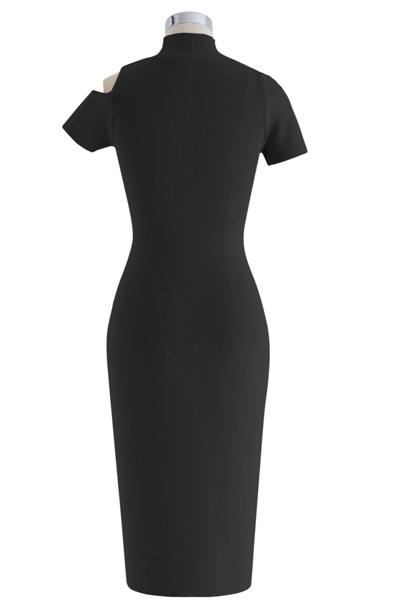 Sleek Knit Midi Dress