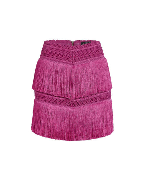 FRINGE MINI SKIRT SET