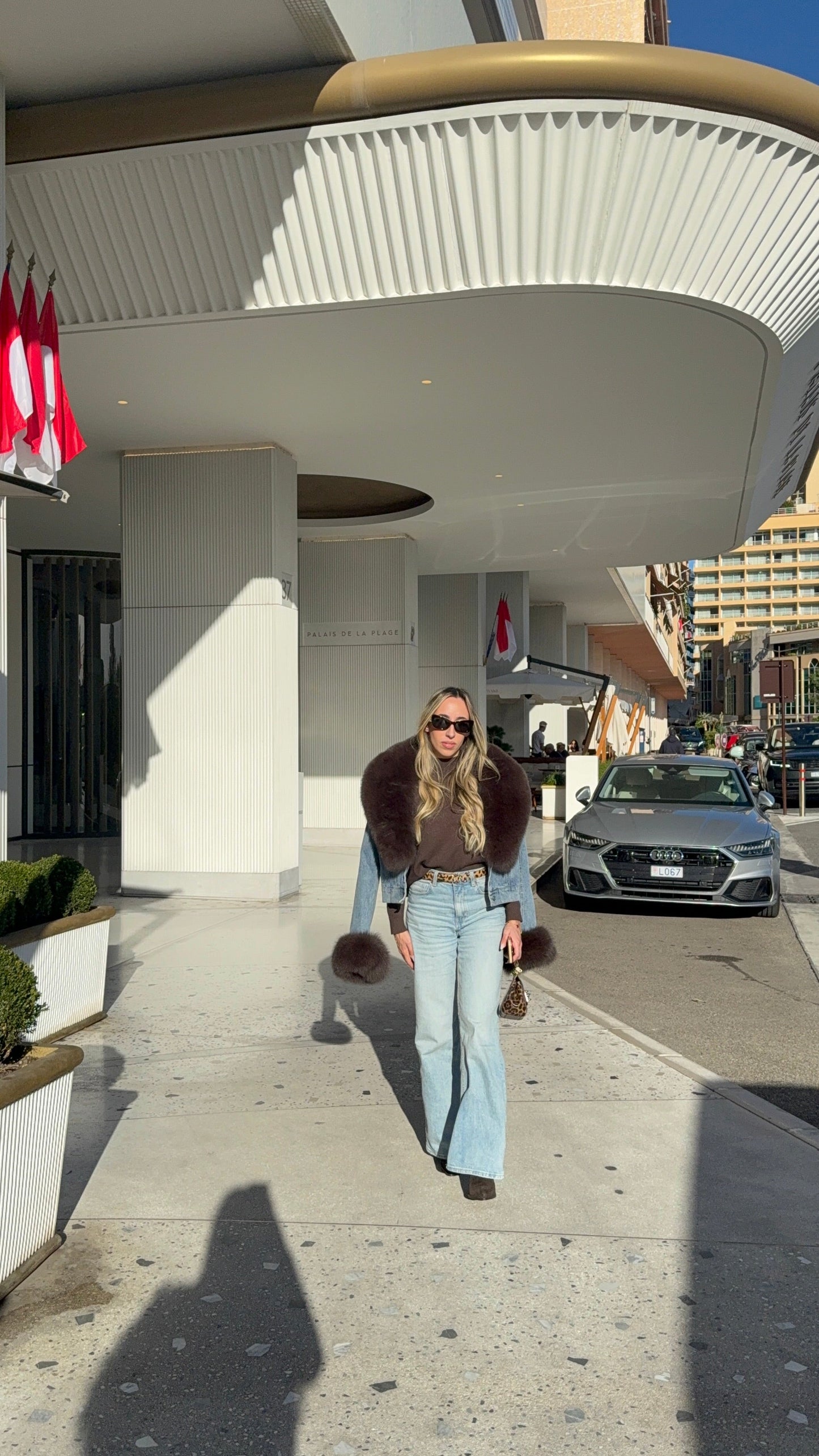 The Arctic Fox Fur Denim Jacket