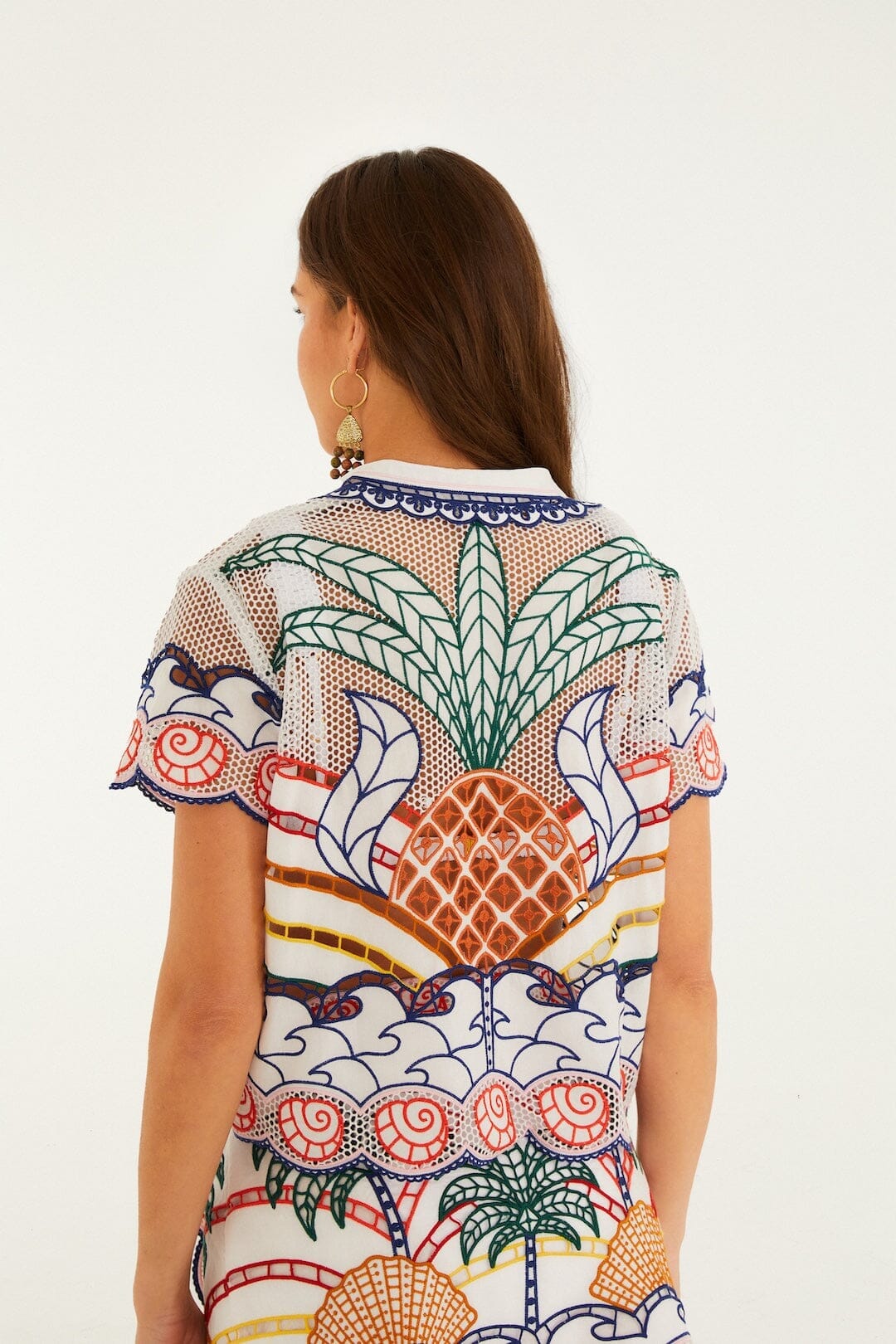 Off-White Tropical Graphic Richelieu Set