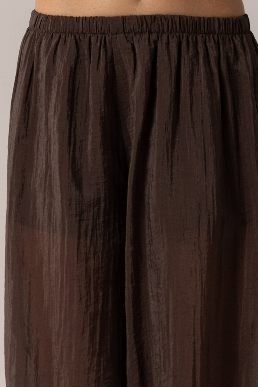 Chocolate Organza Pants