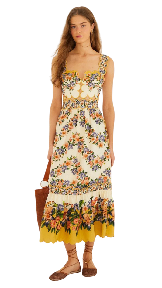 Sand Hilo Stripes Dress