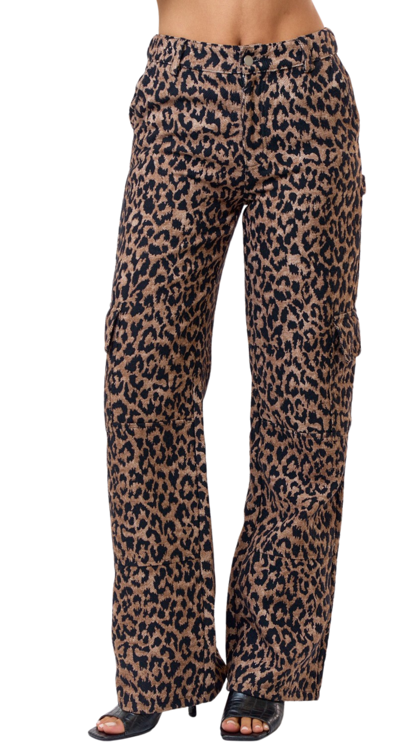 Sarah Leopard Pants