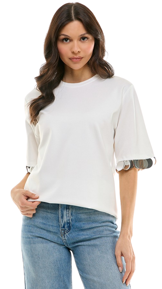 Luna Mirror Sleeve Top