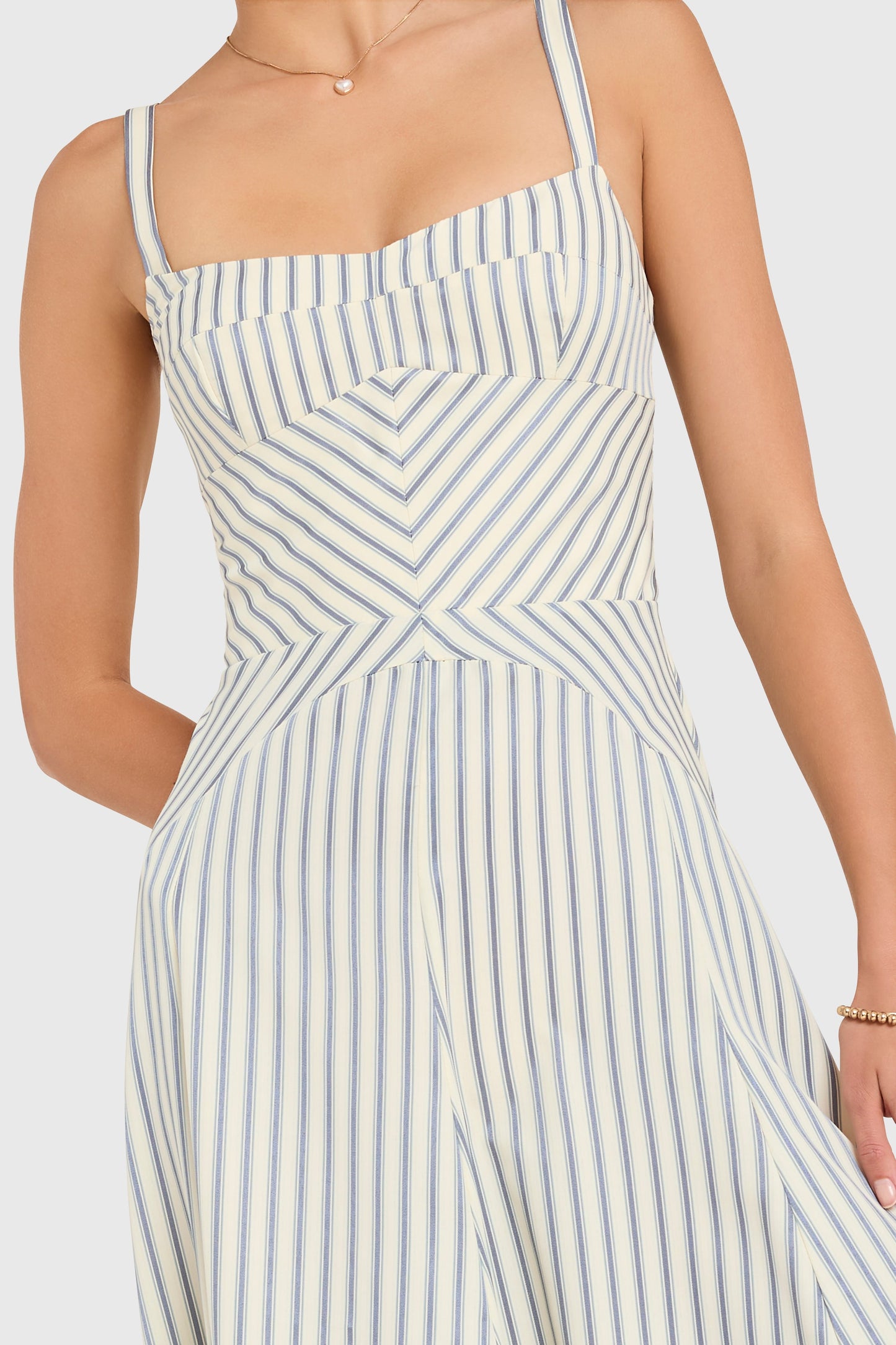 Monterey Dress - Oxford Stripe