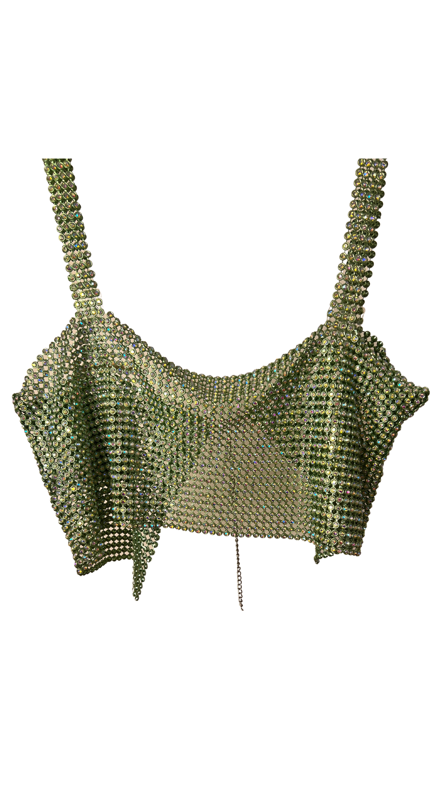 Glitz and Glam Top-Green