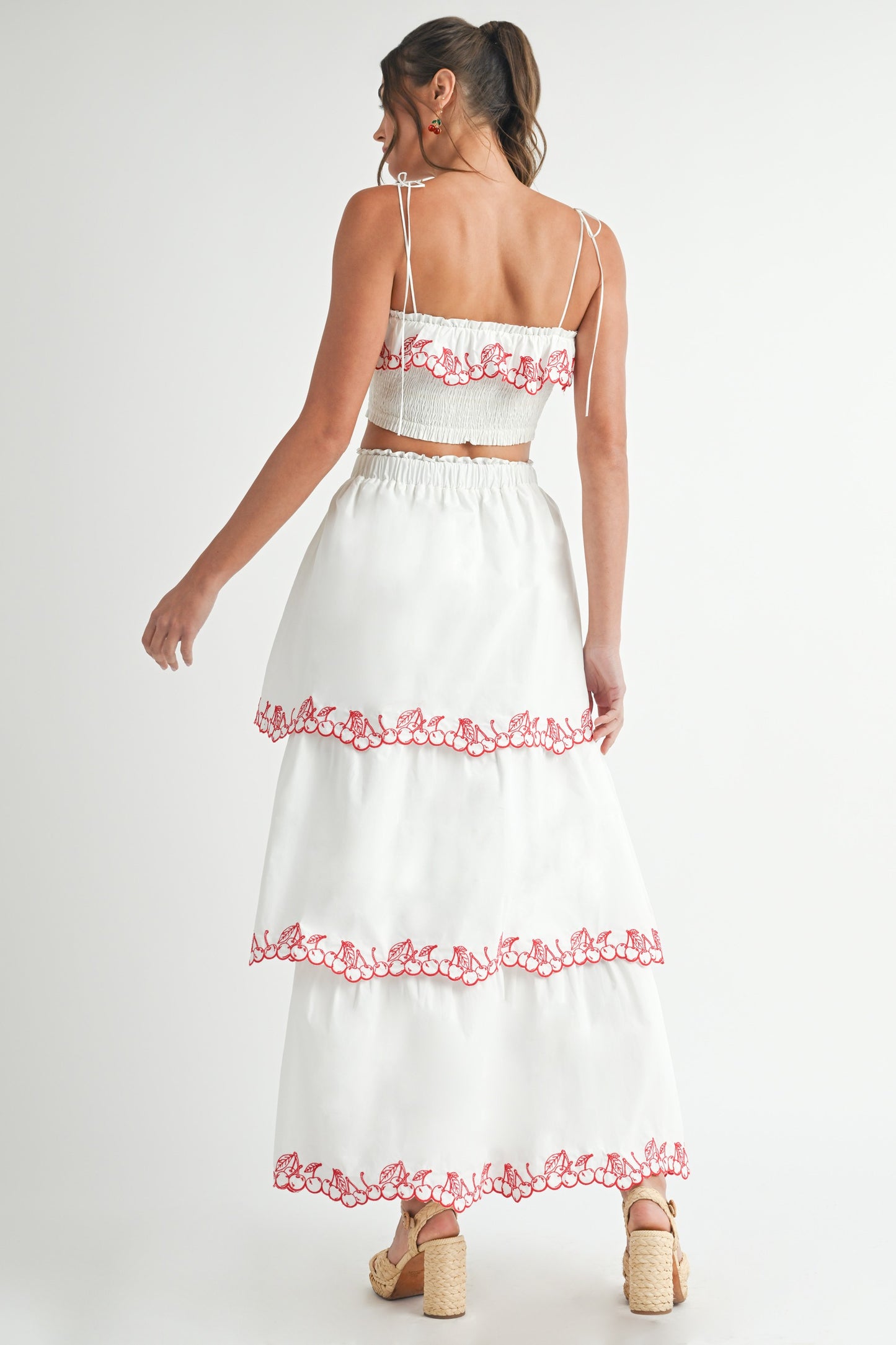 Cherry Blossom Skirt Set