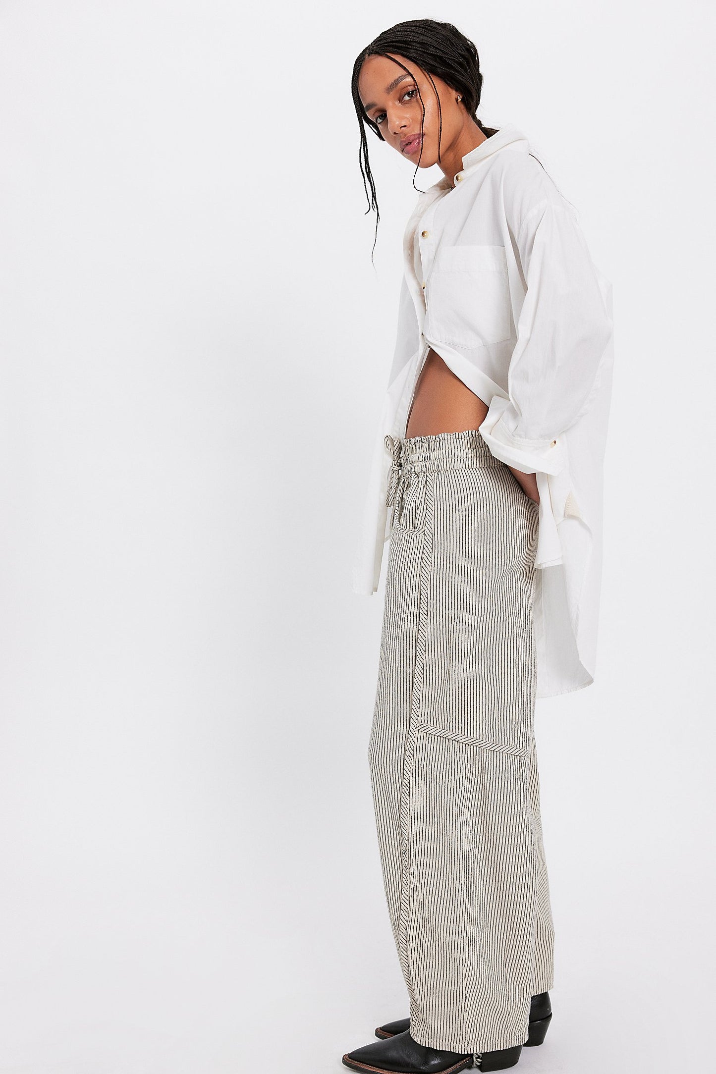 Something Good Pull-On Barrel Pants