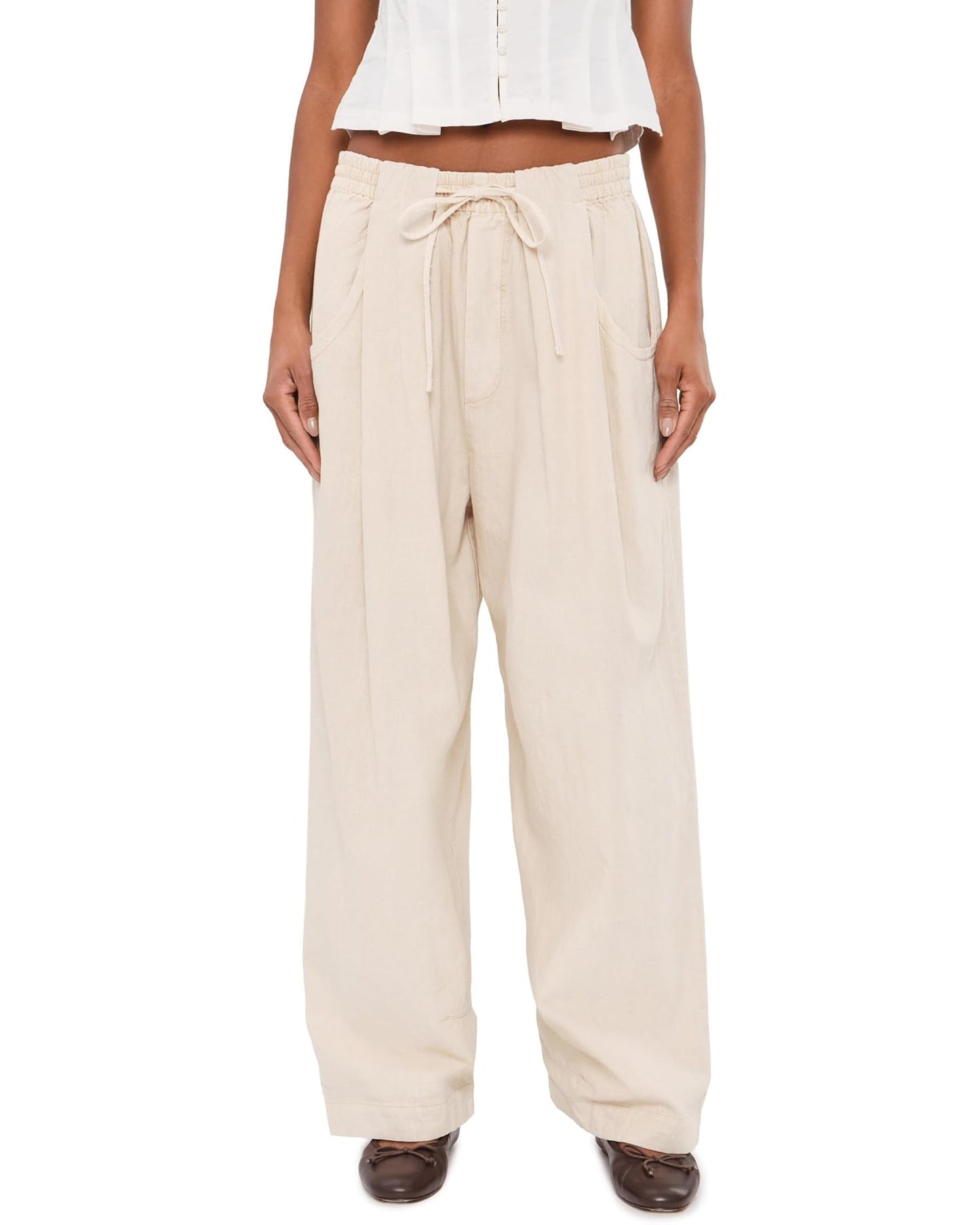 Chambers Laidback Pull-On Pants-Summer Sand