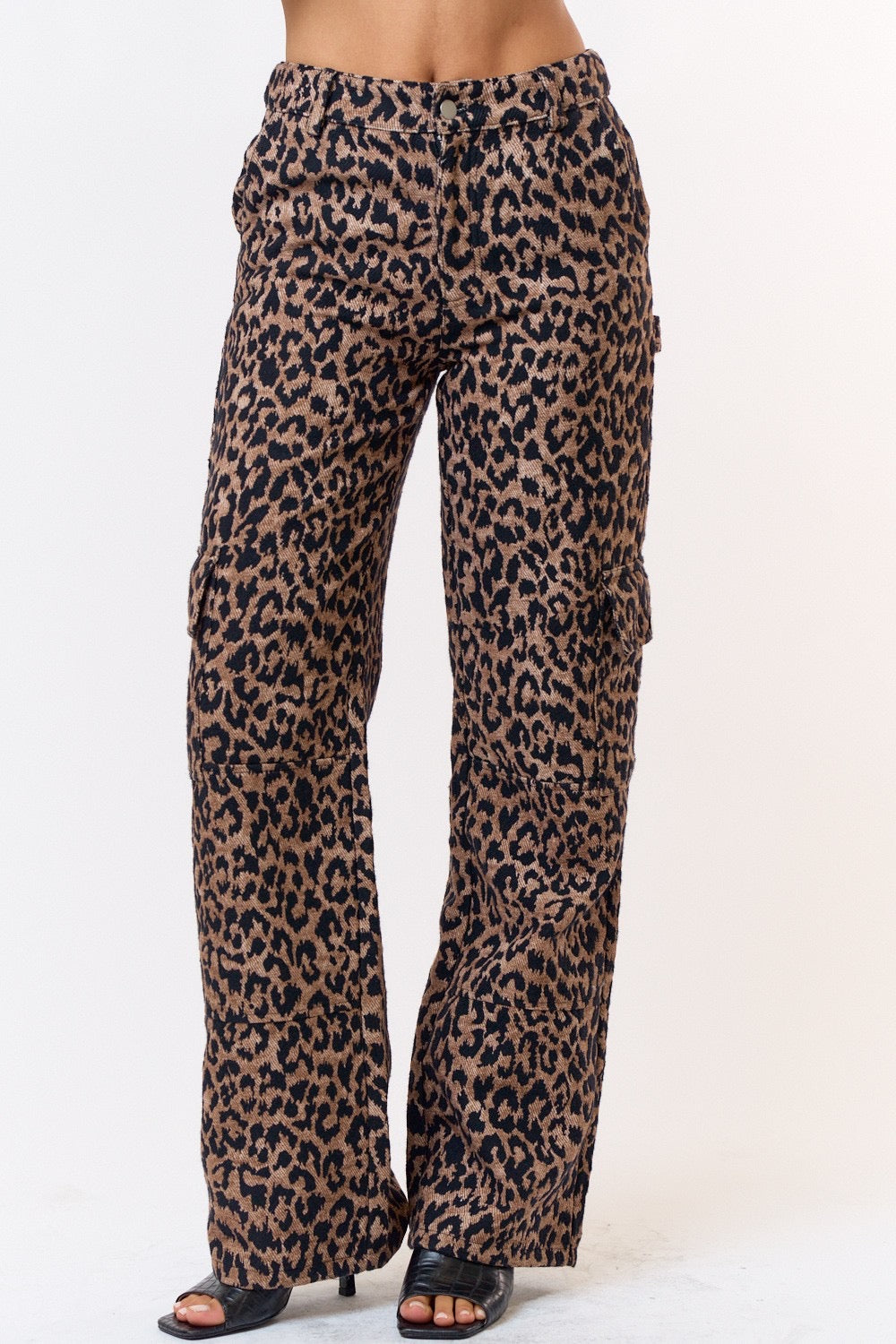 Sarah Leopard Pants