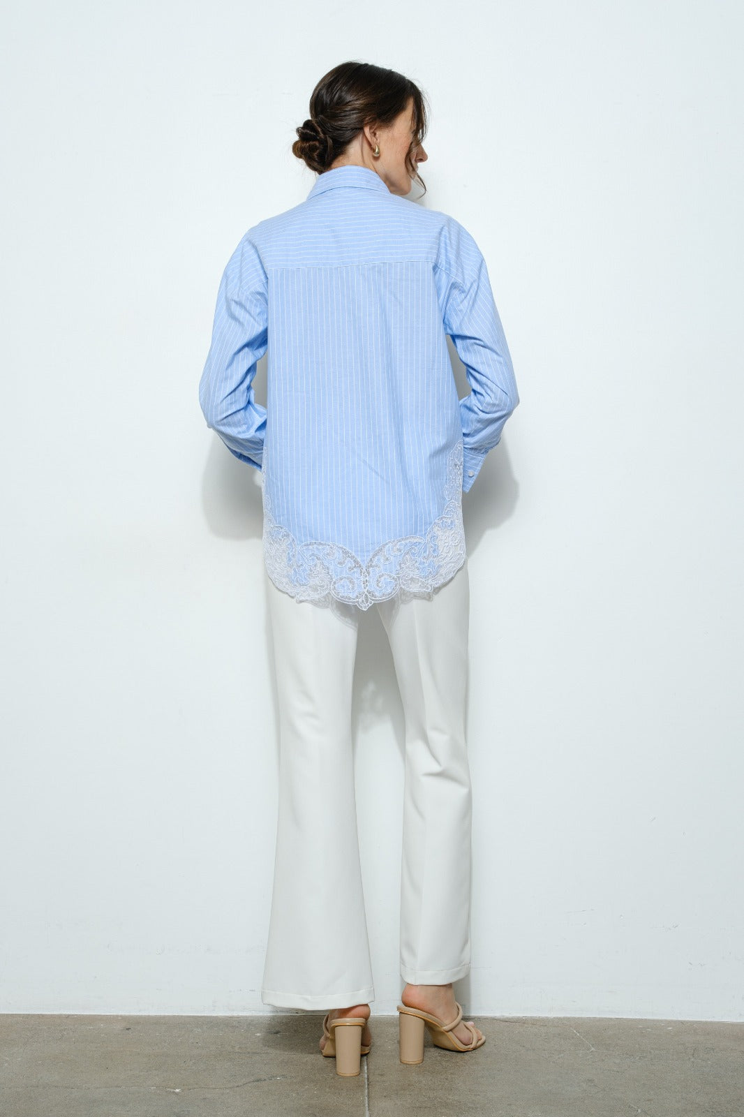 Blue Lace Shirt