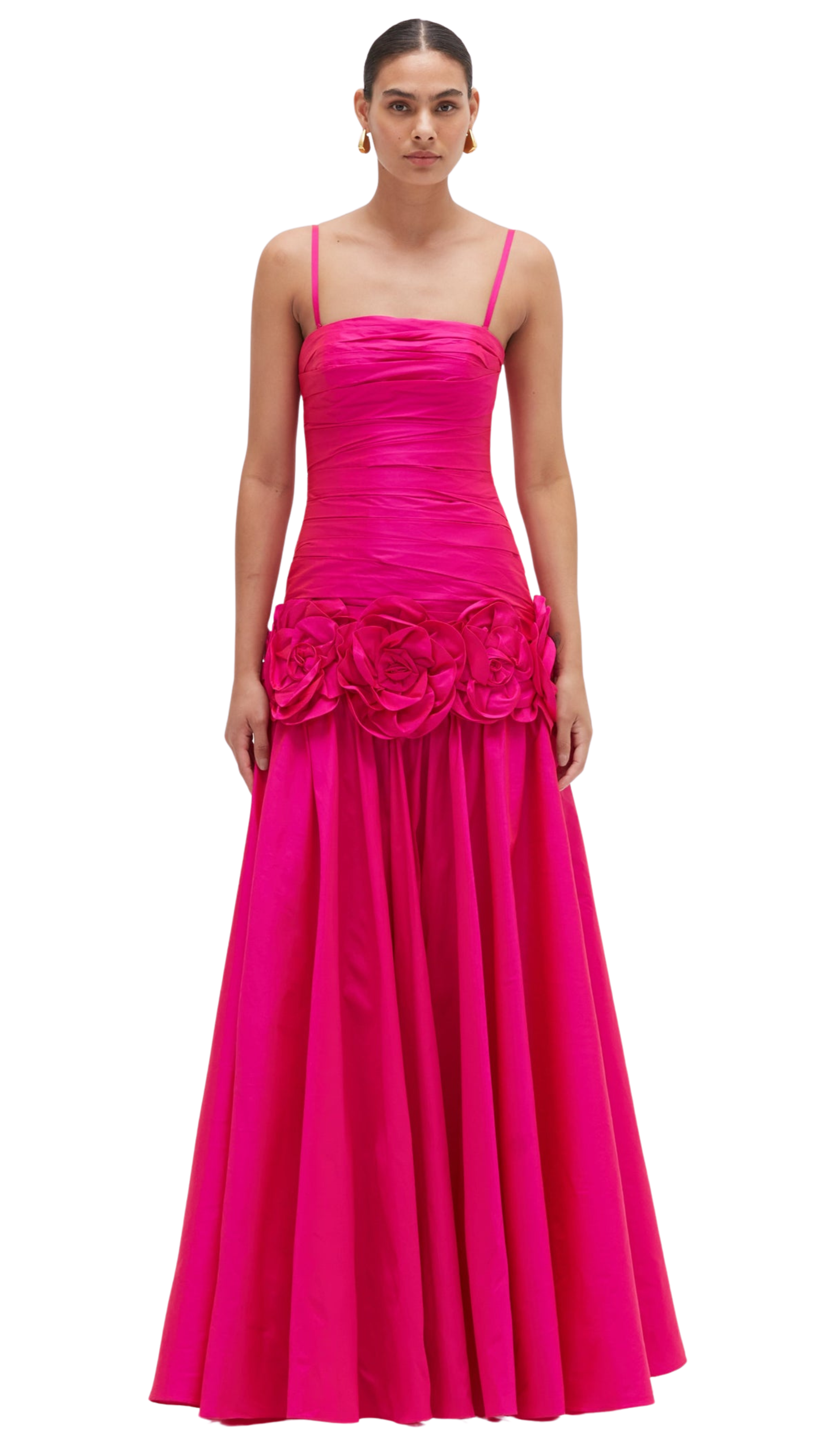 TAFFETA BLOOM GOWN