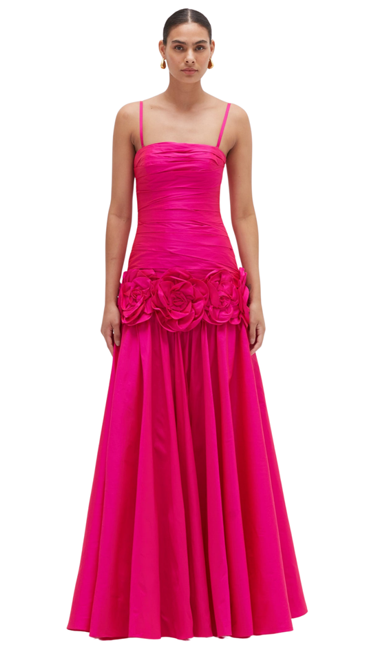TAFFETA BLOOM GOWN
