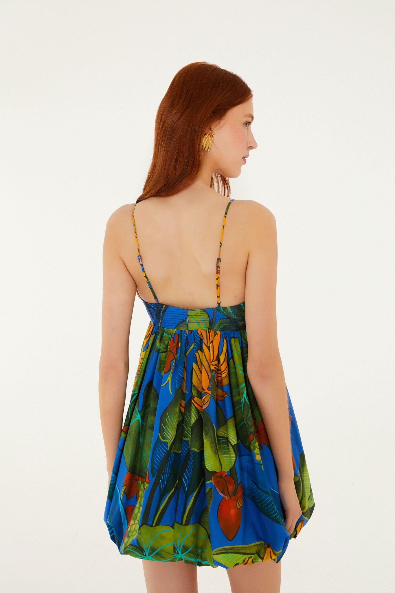 Blue Banana Grapes Sleeveless Mini Dress
