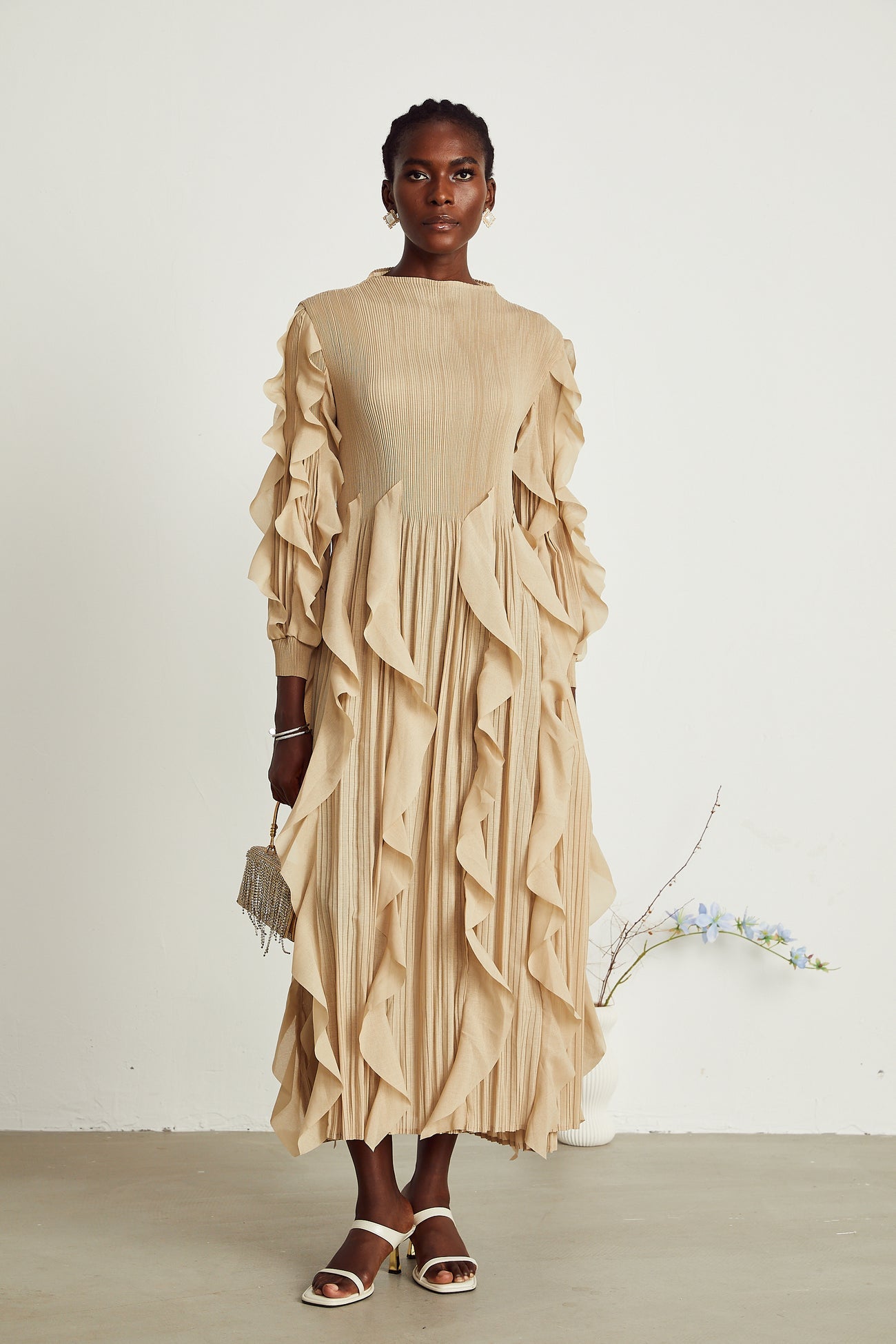 Carmen Ruffles Dress